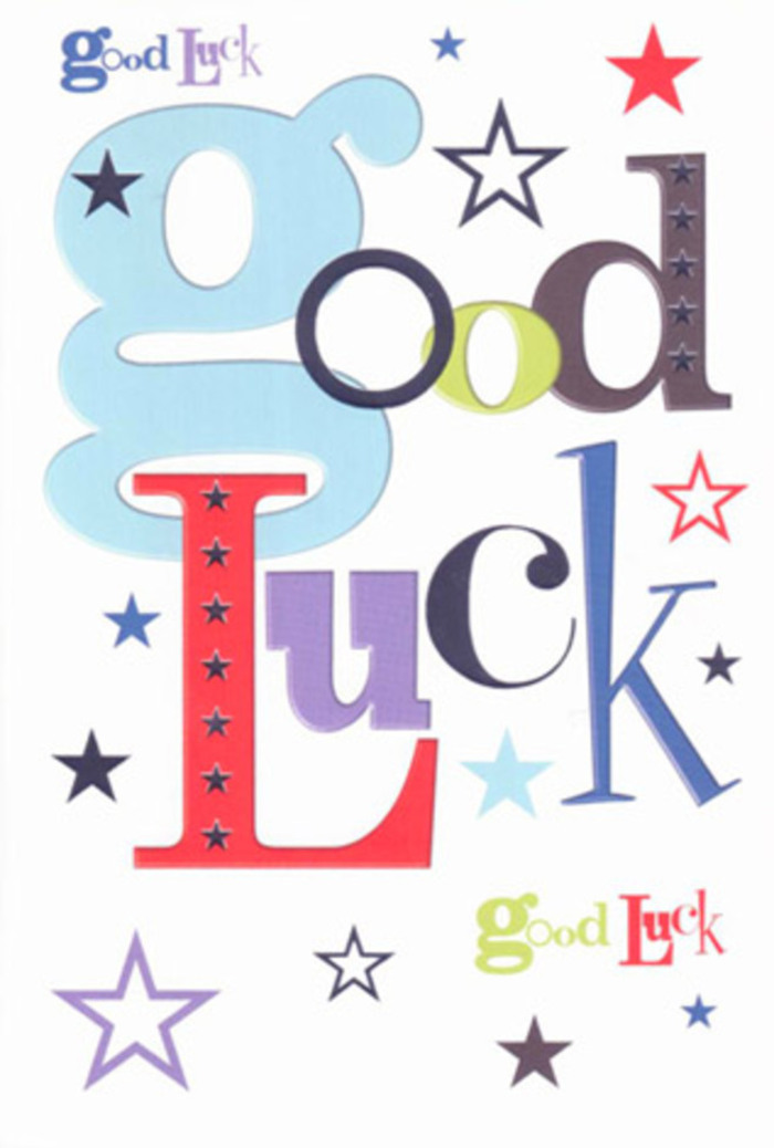 There's a contagious vibrancy to this good luck card, as if crafted to echo the communal cheers heard during Croydon's festivals on Surrey Street. Each letter bursts onto the white expanse with its own character-airy blue arcs, crisp and wide; slender black strokes; flashes of spirited red; all punctuated by tiny bursts of lime and deep violet stars. The design feels like a gentle cheer from a close friend at the sidelines, radiating warmth and encouragement. The stars, scattered with intention, create a sense of wonder-each one hinting at dreams stretching across the night sky above Croydon. The smooth, cool cardstock is pleasurably tactile, recalling the carefully curated stationery found at Flowers Croydon near South End. This card is more than a written wish; it's a small talisman imbued with hope and the genuine belief of a supportive community, perfect for someone poised on the edge of a milestone-be it a performance at Fairfield Halls or the start of a new chapter in one of Croydon's thriving businesses. The balanced white space and expressive colour selection make each element sing, offering a comforting, heartfelt send-off unique to the area's spirit.